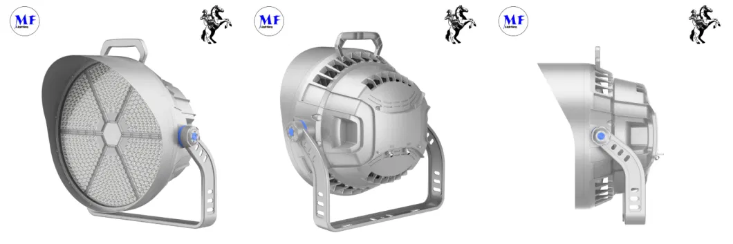 1200W 1000W 800W 600W 400W LED Flood Light LED High Mast IP66 High Power Floodlights untuk Lapangan Balap Golf Lapangan Olahraga 1