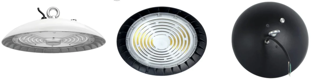 NSF Disetujui UFO LED High Bay Light IP66 Mudah dibersihkan 60W 100W 150W 200W 4