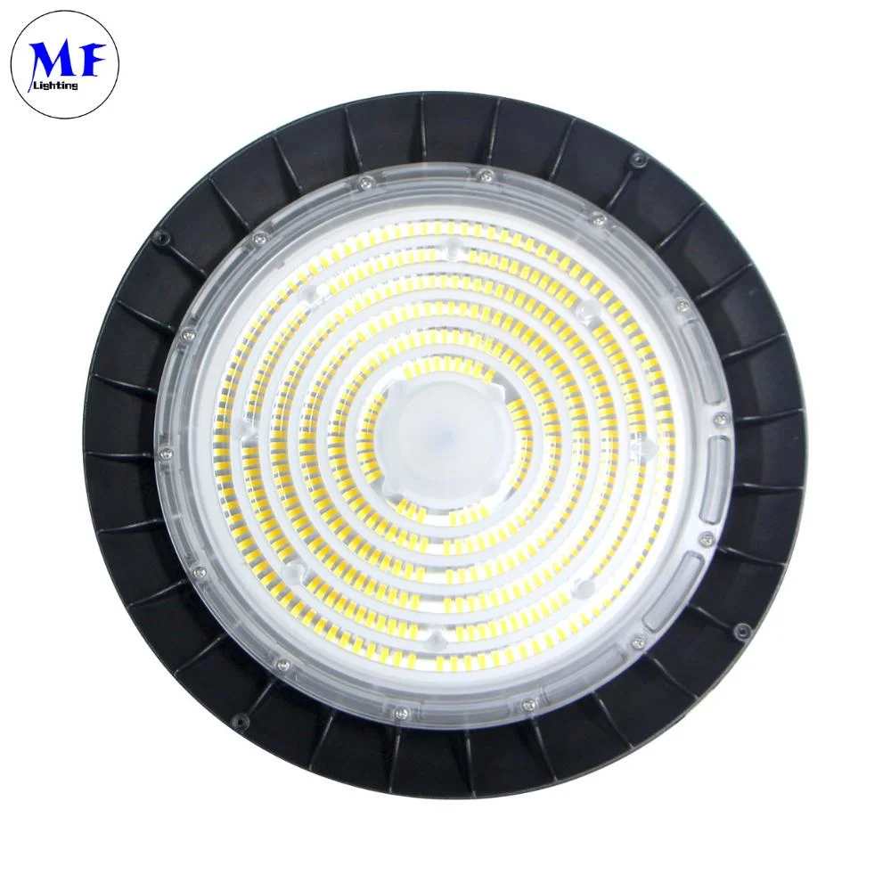 NSF Disetujui UFO LED High Bay Light IP66 Mudah dibersihkan 60W 100W 150W 200W 6