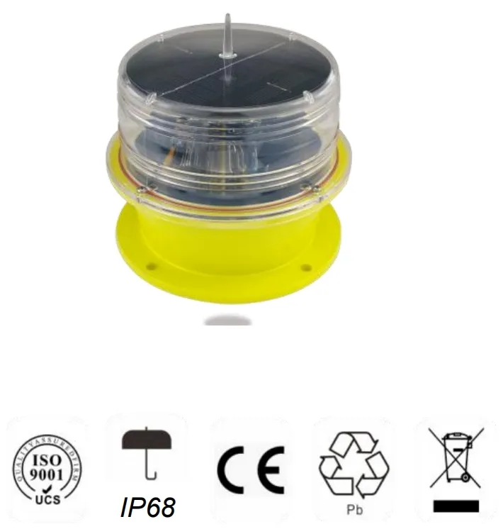 LED Solar Marine Lantern Light Photocell Die-Casting GPS IP68 80m/S Turbin Angin Minyak Offshore Platform 3