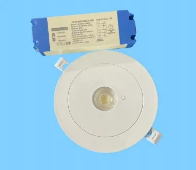 Panel Down Light LED Panic Emergency Escape Exit Sign Light IP65 Baterai cadangan Rechargeable Sekolah Umum Rumah Sakit Putih 5