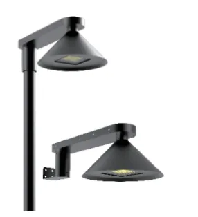 Lampu Jalan Taman Surya LED Alu. Tahan Air 130lm/W Ik08 IP66 Ra70 Hemisfer Terintegrasi Trotoar Jalan Setapak Jalan Paving Dinding Halaman 2
