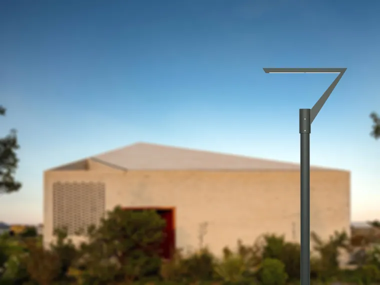 LED Lampu Jalan Taman Surya Alu. Waterproof Instalasi Cepat PV Jalan Lapangan Sidewalk Lapangan 8