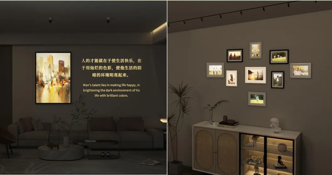 Proyektor Lampu Gobo Logo LED UV ND Zoomable Diperpanjang IP65 Ra97+ Pusat Pameran Kontur 19