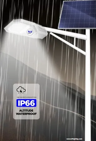 LED Solar Garden Street Wall Light Aluminium Waterproof 200W IP65 Ik08 Kompak Jalur Taman Trotoar Jalan Raya 5