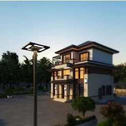 LED Solar Garden Street Wall Light Waterproof 40W IP65 Ik08 Park Path Sidewalks Pengadilan Sekolah Pla 3