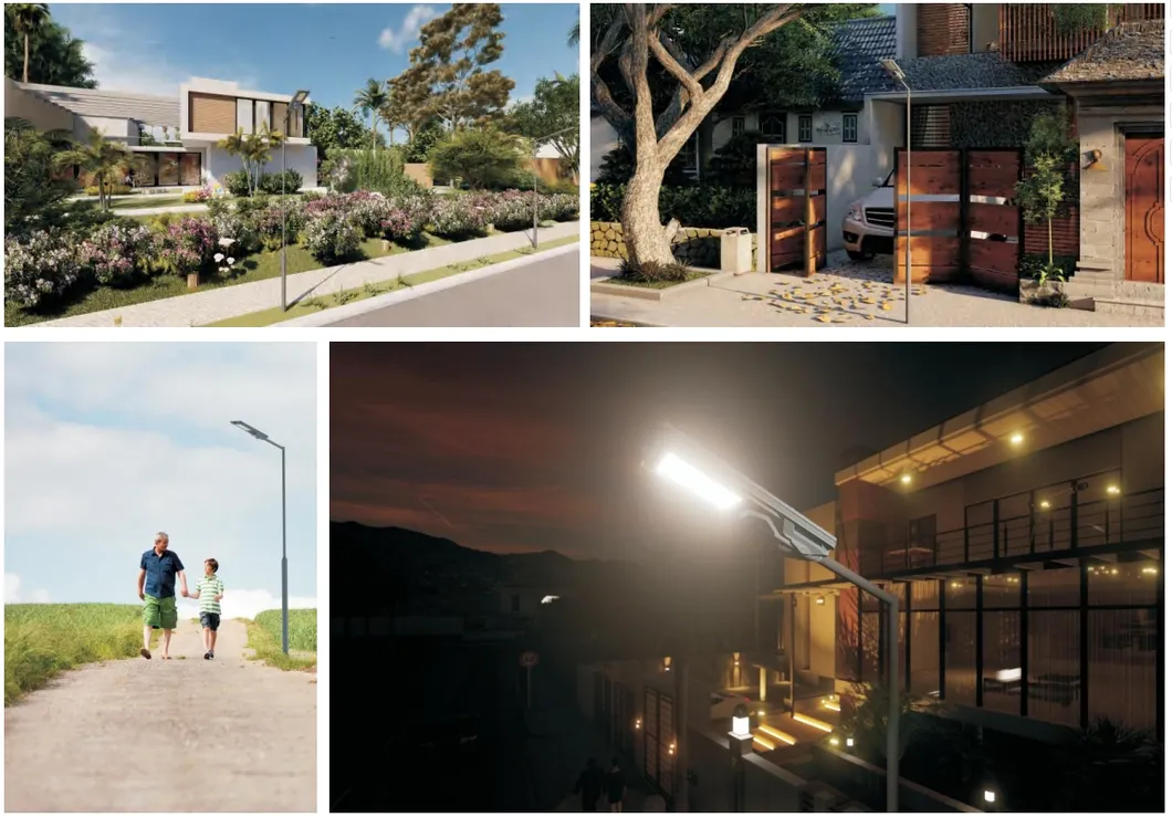 LED Street Garden Light Motion Sensor Waterproof ABS Perak 50W IP65 100lm/W 6500K 7000K Jalan Raya Jembatan Trotoar halaman halaman 4