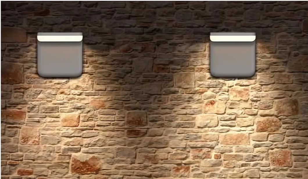 LED Lampu Dinding Surya Modern Novel Smart Baterai Litium Sederhana Monokristalin Hitam Surya IP66 Waterproof Die-Cast 2