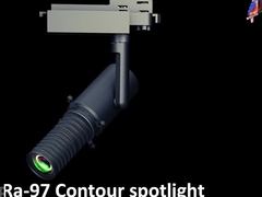 Lampu jalur yang dapat dibentuk dengan LED Spot 8W/10W/20W/28W/37W pembentukan/ Zoom / Proyeksi / Kontrol cerdas