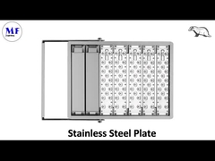 60W120W180W240W300W IP65 High Power LED Flood Light untuk Rumah Sakit Sekolah Taman