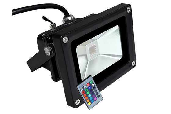 6800Lm 80W Epistar / Bridgelux Chip RGB LED Flood Light IP65 For Landscaping Lighting