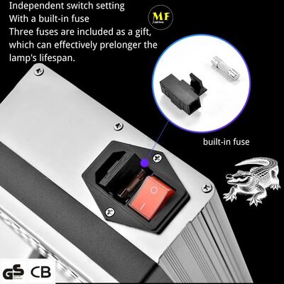 Factory Price EU Us Cn Plug PC Alu. Hangable 200W IP43 Ultra-Violet Ray Pet Urine Detector Gel Nail Curing Solidify Resin Paint Printing LED UV Light