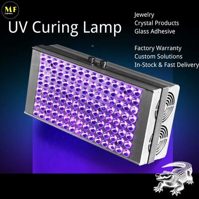 Factory Price 365/395nm Air-Cooled Dual-Fan Tech Die-Cast Alu IP43 Housing Dual-Wavelength 60W UV Curing Light for Printing Nails 3D Resins