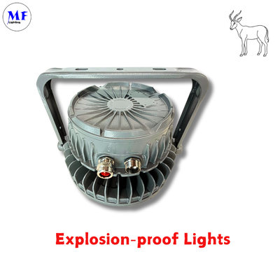 ALUMINUM ATEX IECES EX 50/75/100/150/200/240/300/400W HIGHBAY IP66 IK08 TEMPERED GLASS OIL GAS MINING EXPLOSION PROOF EXPLOSIONPROOF WATER LED HIGH BAY LIGHT