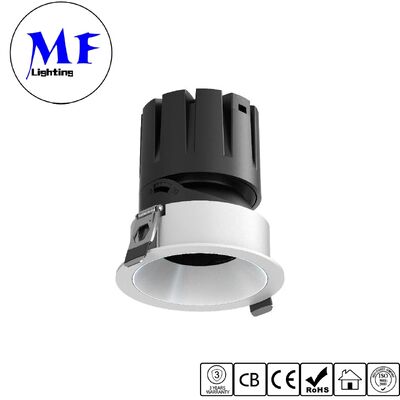 Anti-Glare Ultra-Low UGR<3 Tiltable Recessed Down Light LED Ceiling Spot Downlight 7W 10W 15W 20W 25W Power Dimmable DIP 5CCT Adjustable