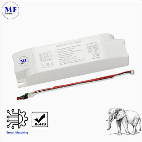 Backup Battery Kit Ballast Power Supply Emergency Driver Lifep04 Li-ion Lithium Nickel 2~3H White 3W All In One EU Standard