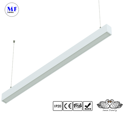 3000K-6000K IP20 Lampu Linear Lampu Kantor Indoor Lampu Belanja