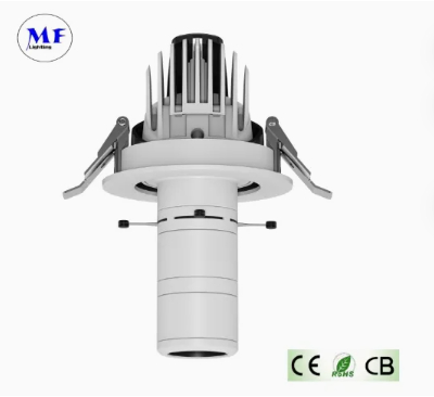 Proyektor Lampu Gobo Logo LED UV ND Zoomable Diperpanjang IP65 Ra97+ Pusat Pameran Kontur