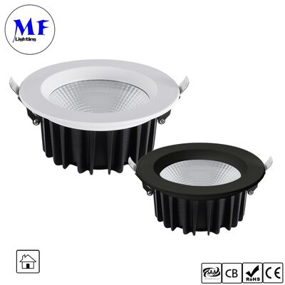 5W 100lm/W Spot Downlight Triac /0-10V/Dali-2/Tuya Zigbee Dimmable Beam Angle 60° Recessed Anti-Glare COB LED Down Light untuk tempat komersial dan perumahan
