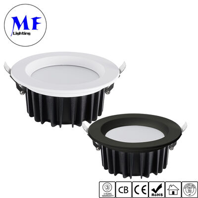 Lampu Downlight LED SMD Tersembunyi CCT yang Dapat Diatur IP40 dengan Harga Pabrik 20W 25W 50W Lampu Plafon Anti Silau yang Dapat Diredupkan dengan Difuser PC Susu untuk Ruang Pamer Rumah