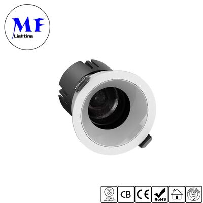 Lampu Sorot LED COB Recessed Dimmable DIP 5 CCT 15°/24°/36°/55° Sudut Sinar yang Dapat Disesuaikan 120LM/W Lumen Tinggi Anti-Silau Dapat Dimiringkan