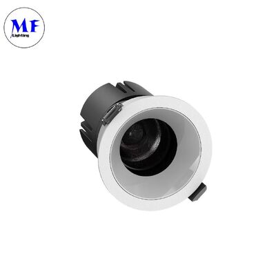 Lampu Plafon LED Anti-Silau ETL COB Chip Sudut Sinar 15°/24°/36°/55° Lumen Tinggi 110-120LM/W Dapat Dimiringkan
