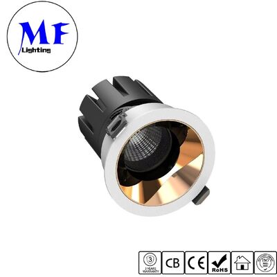 Anti-Glare Ultra-Low UGR<3 Tiltable Recessed Down Light LED Ceiling Spot Downlight 7W 10W 15W 20W 25W Power Dimmable DIP 5CCT Disesuaikan